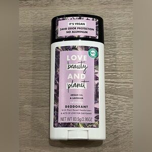 Love Beauty and Planet Argan Oil and Lavender Deodorant